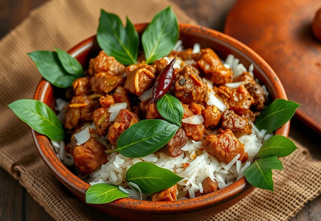 Kerala Beef Ularthiyathu | Easy Recipe Image